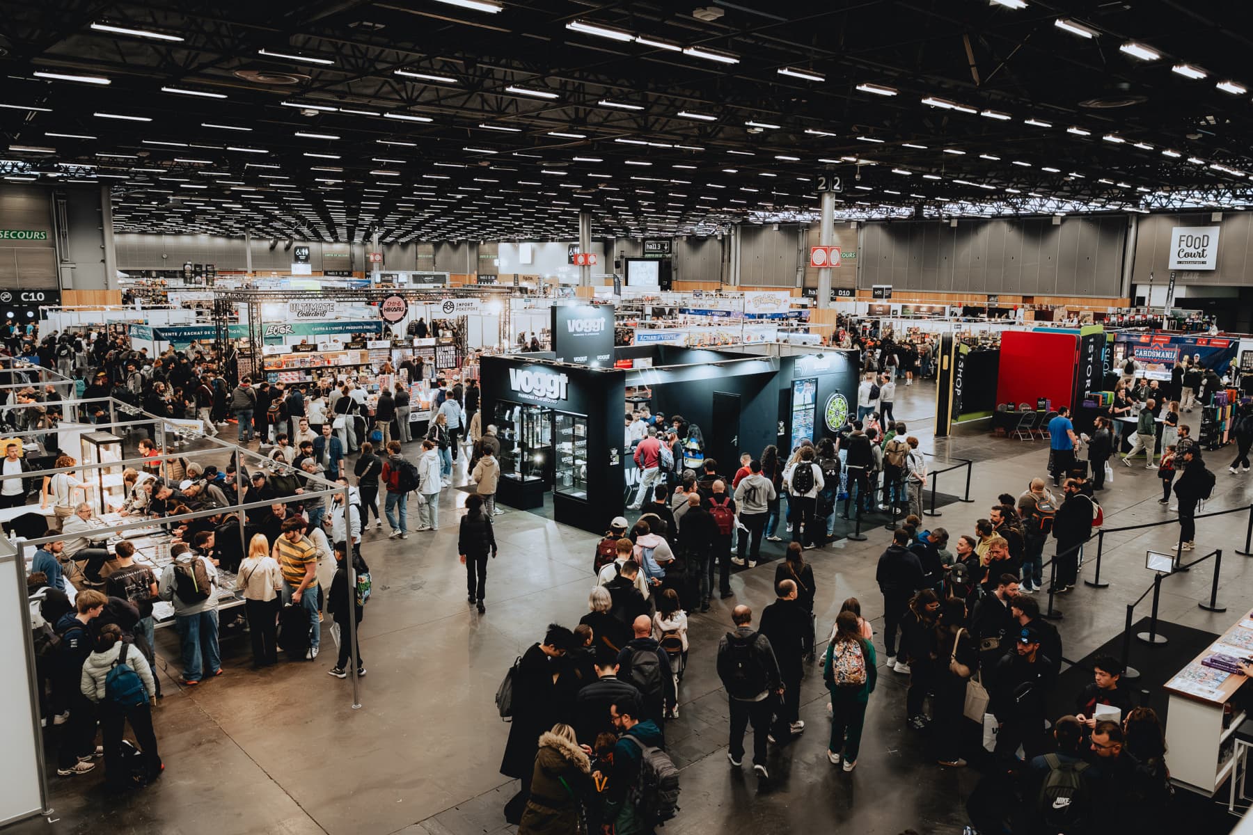 Premium trading card marketplace atmosphere